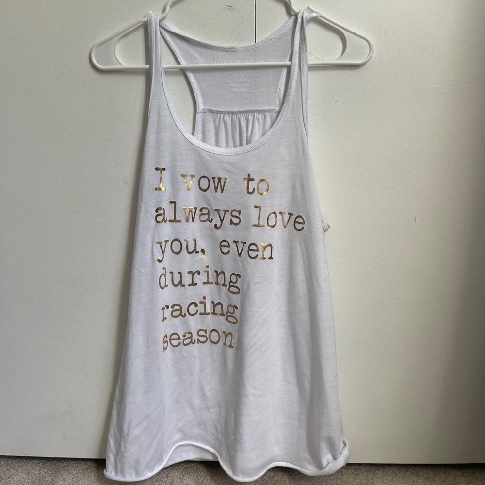 I Vow to Always Love You, Even During Racing Season
